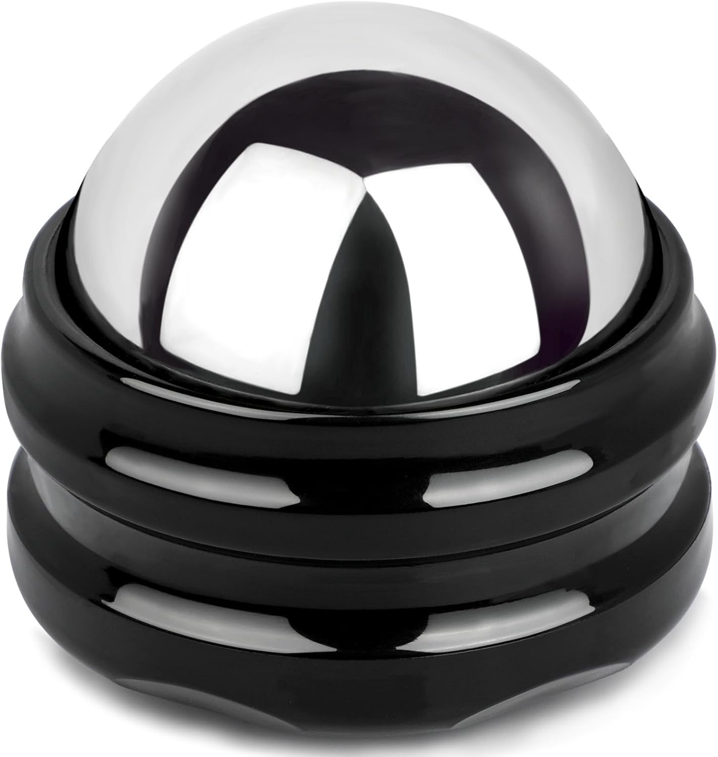 Stainless Steel Massage Roller Ball - Ice Therapy for Muscle Pain Relief, Sore Muscles, and Tension Alleviation Cold & Hot Therapy for Back, Shoulders, Legs, and Calves Myofascial Release Tool
