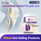 Kreain Nature Soothing Massage Relief Gel, Joint Purple Gel Cooling Soothes Cream for Knees, Hand Arthritis, Lumbar, Neck and Shoulders(3.5 Ounce, 1 Pack)