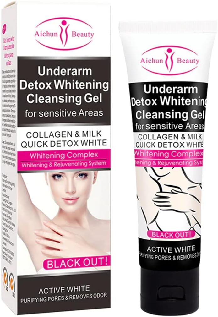 AICHUN BEAUTY Underarm Knees Detox Cleansing Gel For Sensitive Triangle Areas Triangle Collagen Milk Purifying Pores Removes Odor 50ml