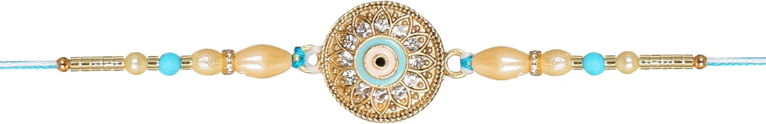 Rakhi For Brother Evil Eye Design Rakhi For Small Bhai Bro Rakhi