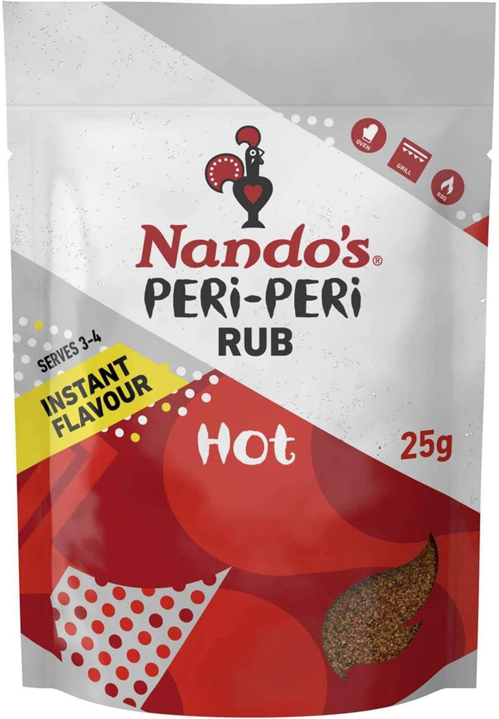 Nando's Hot Peri Peri Seasoning Rub (25g)