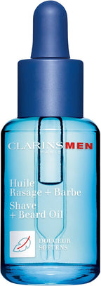 CLARINSMEN Shave + Beard Oil | 2-In-1 Shaving and Beard Oil for Men | Preps Skin and Conditions Beard | Lightweight, Non-Greasy Dry Oil | All Skin Types | 1.0 Fluid Ounces
