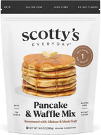 Scotty's Everyday - Keto Pancake and Waffle Mix - 1g Net carbs, 0g Added Sugar, Gluten-Free, High Fiber - No Nut Flours - 9.08oz, Pack of 1
