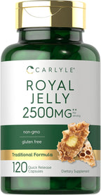 Carlyle Royal Jelly Capsule | 120 Count | Non-GMO and Gluten Free Formula | Traditional Supplement
