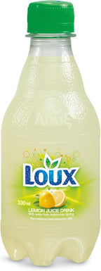 Loux | Greek Soft Drink | Lemon | Pack of 12 | 330ml