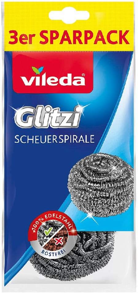 Vileda Pack Of 2 Spiral Scourers