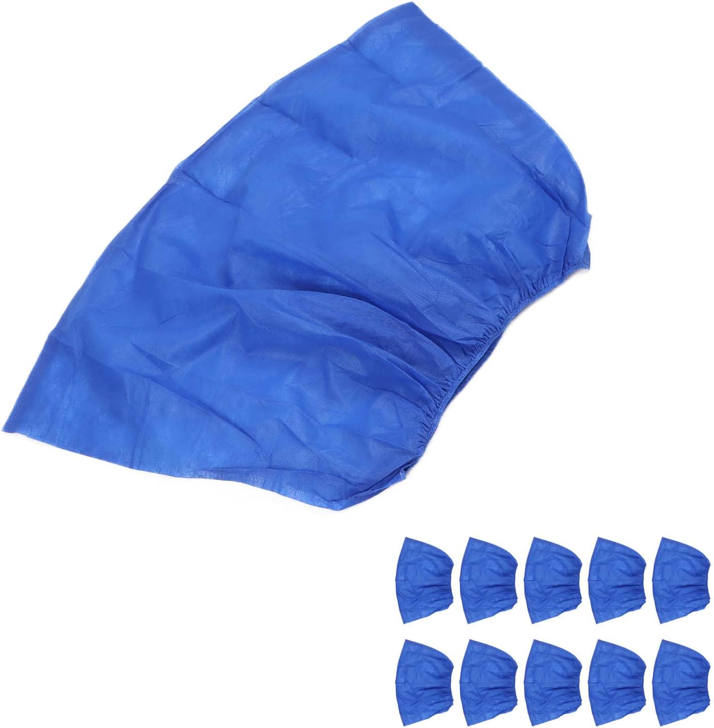 ZJchao 10 Pcs Men's Disposable Cotton Massage Underwear, Travel Briefs for Spa Salon Sauna Steam Room Breathable Fleece Underpants, Blue