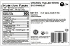 Yupik Organic White Buckwheat, Hulled, 2.2 lb (35.2 oz), Gluten-Free, Non-GMO, Kosher, Vegan, Whole Raw Groats, Kasha, Wheat-Free, Salt-Free, Plant-Based Protein, Source of Fiber, For Baking, Cooking