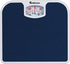 Adamson A21 Analog Scales for Body Weight - Up to 300 LB - New - Anti-Skid Rubber Surface - Large Numbers - Analog Bathroom Scale - Affordable - Durable with 20-Year Assurance - Blue