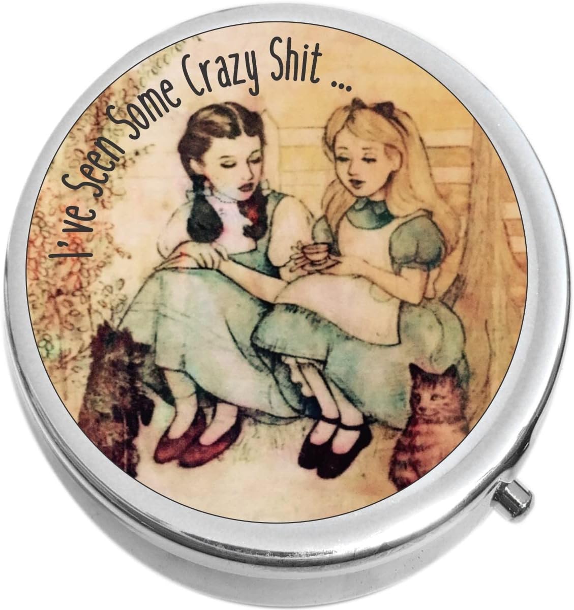 Alice Dorothy Seen Some Crazy Sht Medical Pill Box Medicine Pill Box
