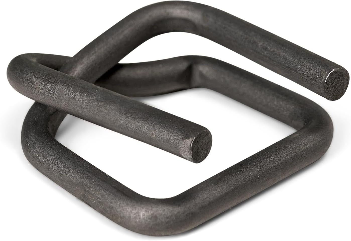ESK Packaging® 3/4" Strapping Buckle – Reusable Heavy-Duty Self Locking Phosphate Coated Wire Buckles for Cord Strapping, Metal Buckle 100/Case