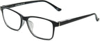 Foster Grant Unisex Payton Anti-fog Blue Light Readers Rectangular Reading Glasses