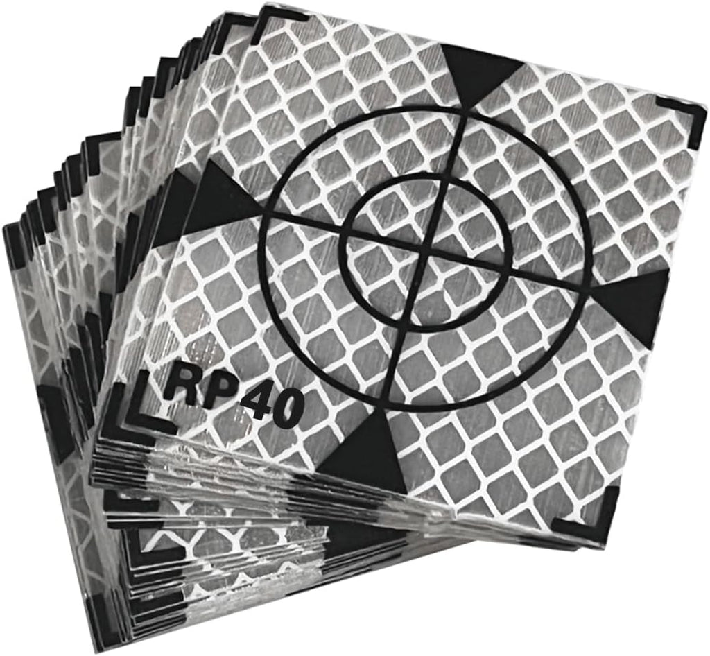 100PCS 30MM /40MM/ 50MM/ 60MM Reflector Targets for Total Stations White