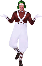 Spirit Halloween Willy Wonka and the Chocolate Factory Adult Oompa Loompa Costume | Officially Licensed | Group Costume