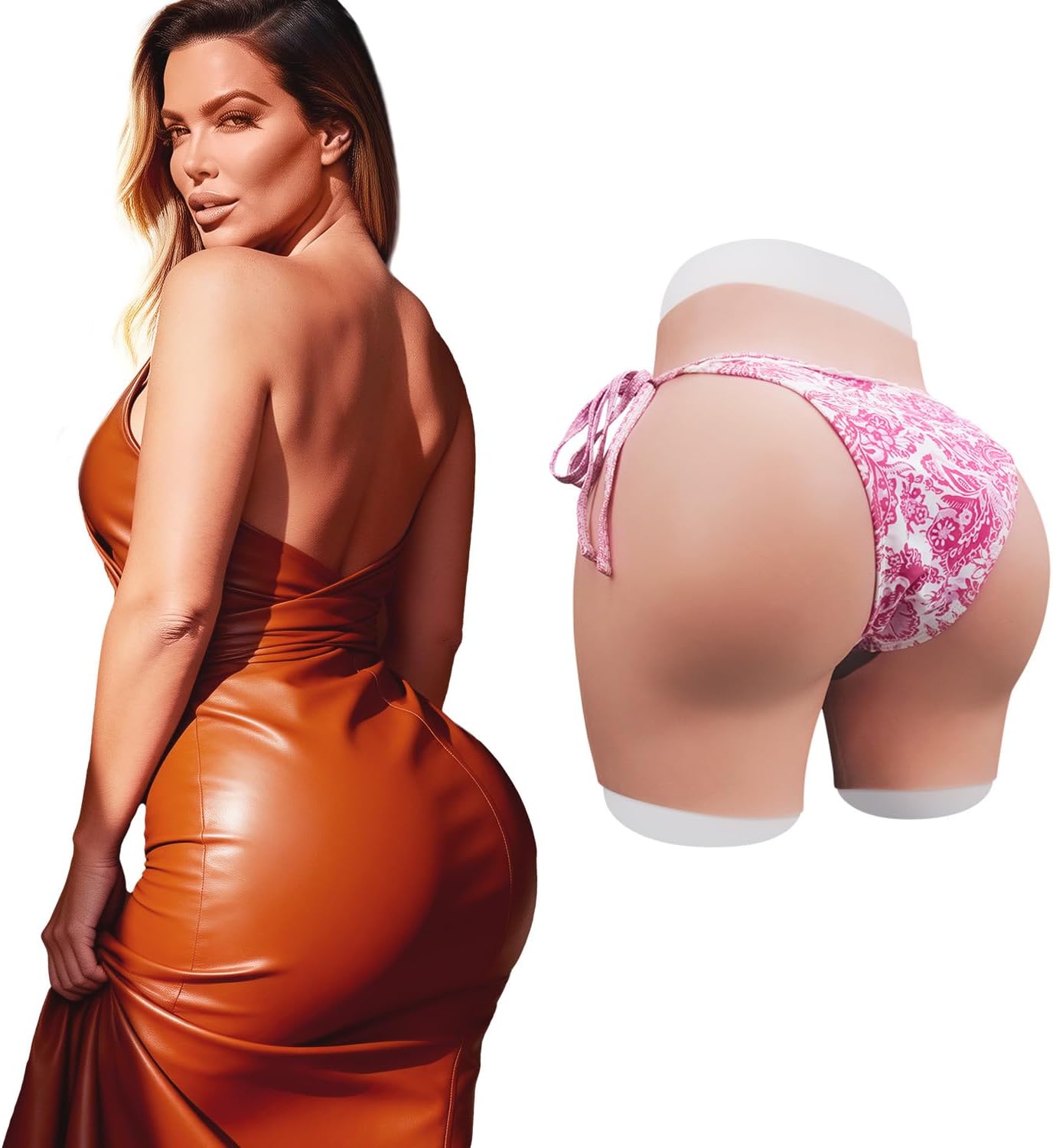 Silicone Hip Enhancer Pads for Women Butt Lift Shapewear Body Shaper for Curvy Enhancement Butt Pants fake butt