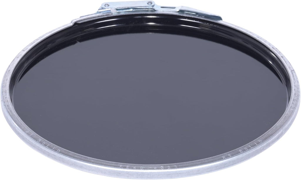 Vestil LID-STL-LL Steel Lever Lock Pail Lid, for 5 gallon, Black