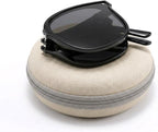 1 pair foldable sunglasses + case