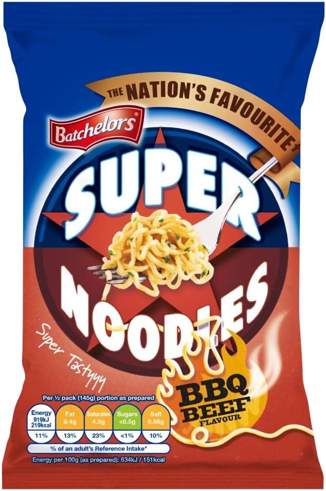 Batchelors Super Noodles BBQ Beef Flavour Pot 75g