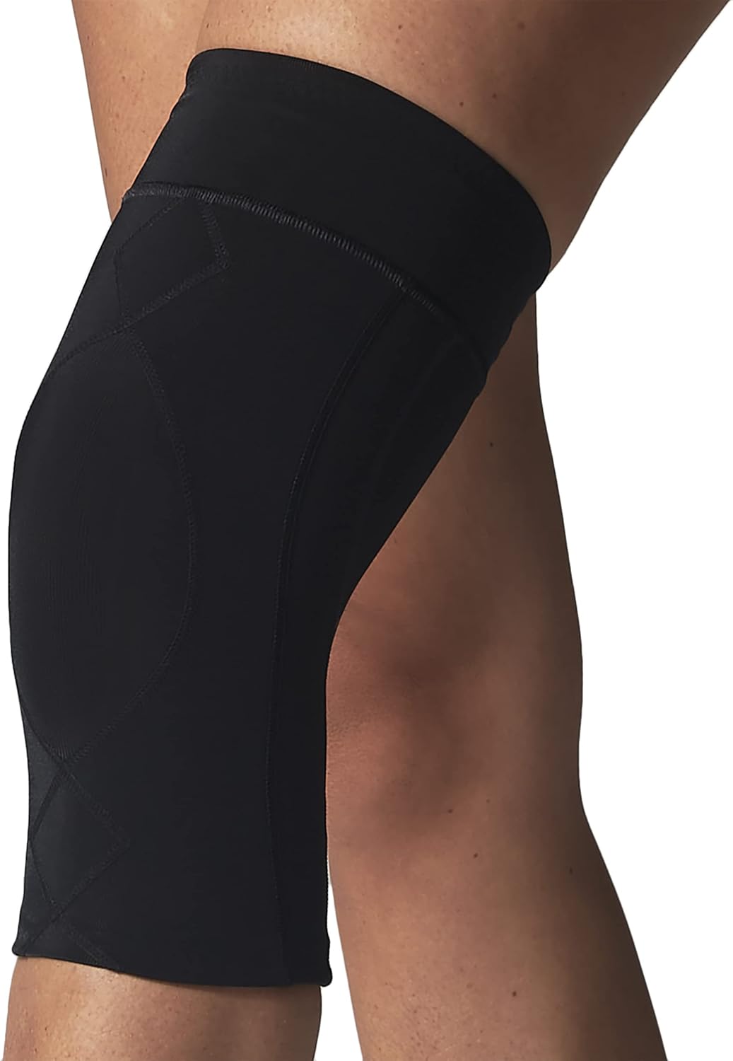 CW-X Women's Stabilyx Knee Support Compression Sleeve, Black, Small