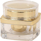 ericotry 1PCS 1oz 30g Upscale Empty Refillable Acrylic Cosmetic Cream Lotion Sample Bottles Jars Pot Container With Screw Lid and PP Liner Plastic Storage Containers for Domestic Use