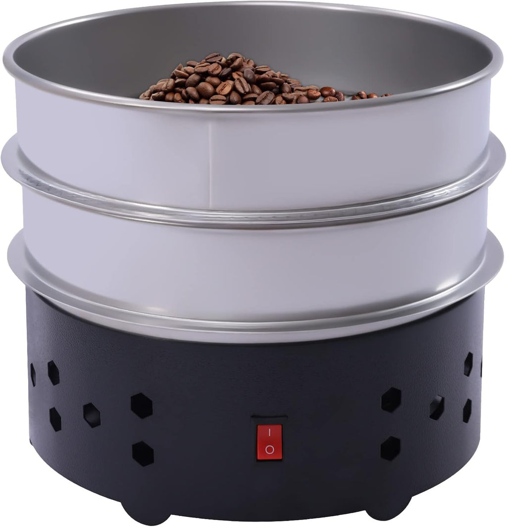 Coffee Bean Cooler 1.3lb Electric Coffee Roasting Cooling Machine 600g Double Layer Collect Coffee Chaff For Home Cafe Roasting Cooling