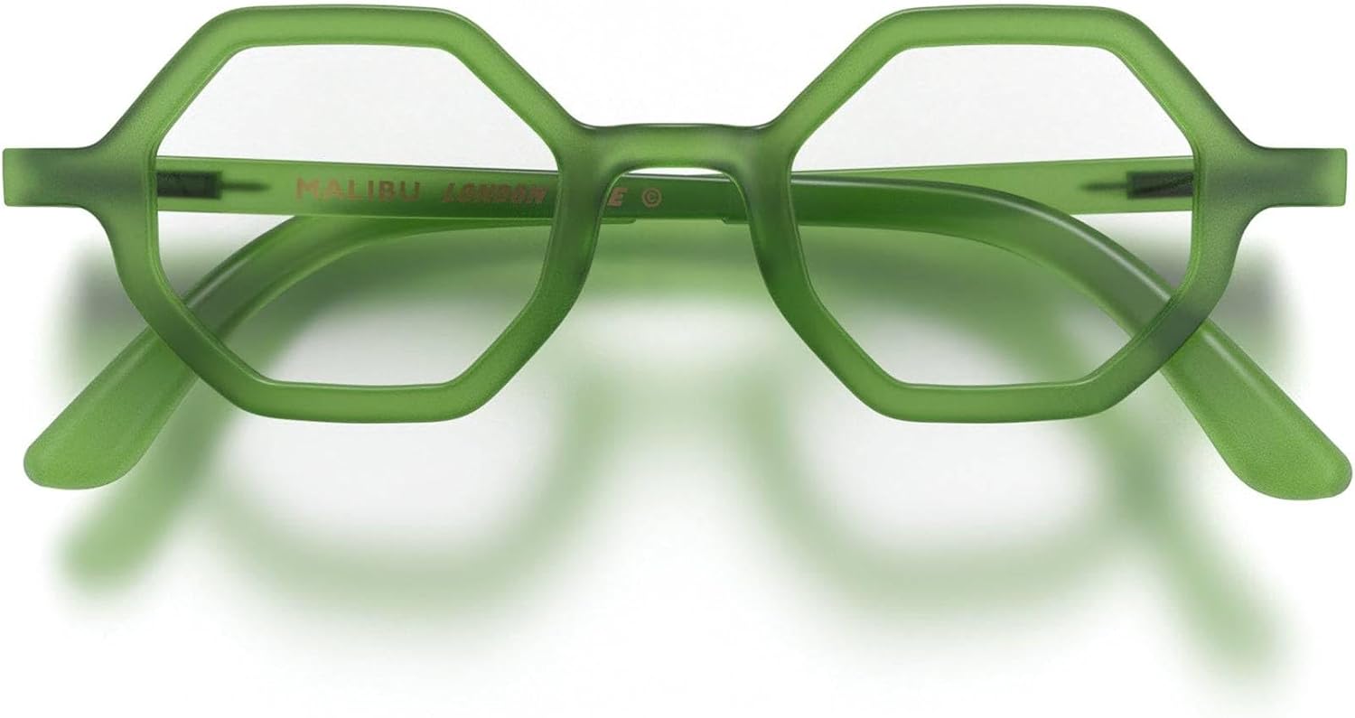 LONDON MOLE® Malibu reading glasses | Hexagonal/octagonal shape | Unisex | Spring hinges