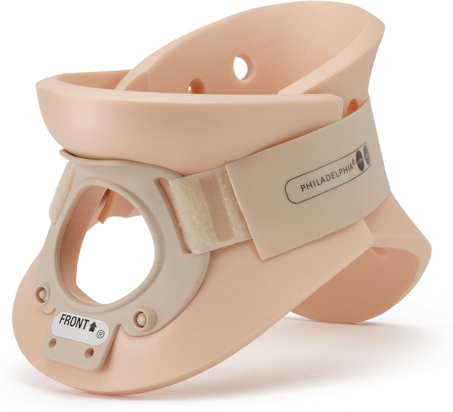 5 1/4 inch Philadelphia Rigid Cervical Collar with Neck Support Foam Lightweight Soft Brace for Men and Women (Large)