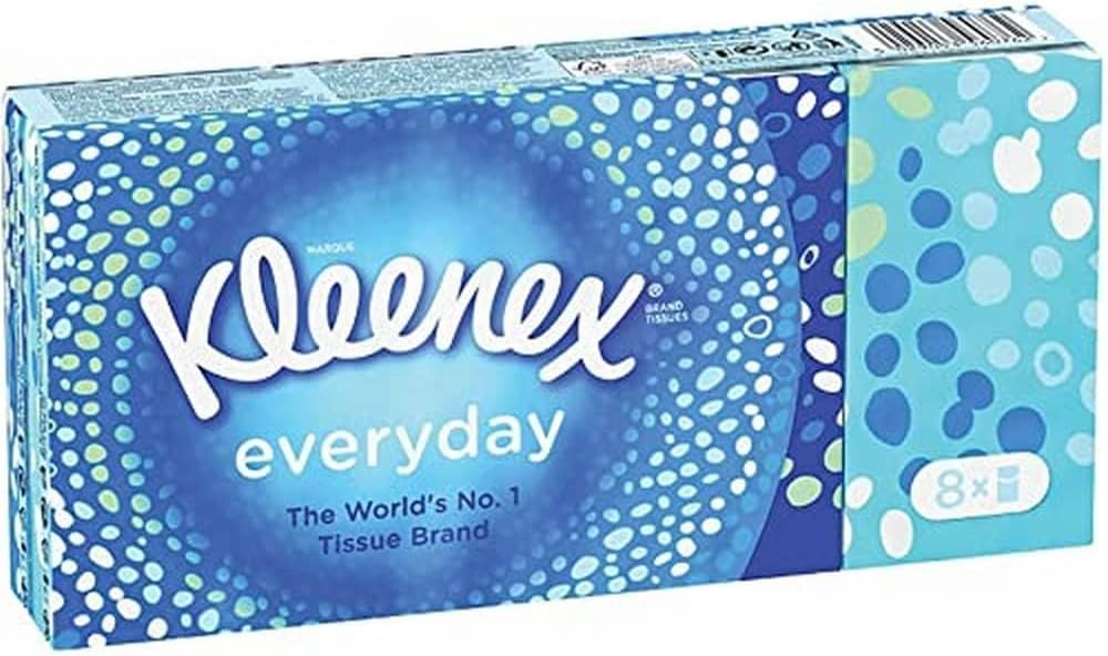 Kleenex Everyday Tissues Pocket, Large (Pack of 8)