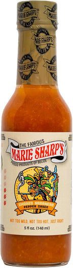 Marie Sharp’s Smoked Habanero Pepper Sauce, 5 oz – Belizean Hot Sauce with Bold Smoke & Heat – All-Natural, Gluten-Free