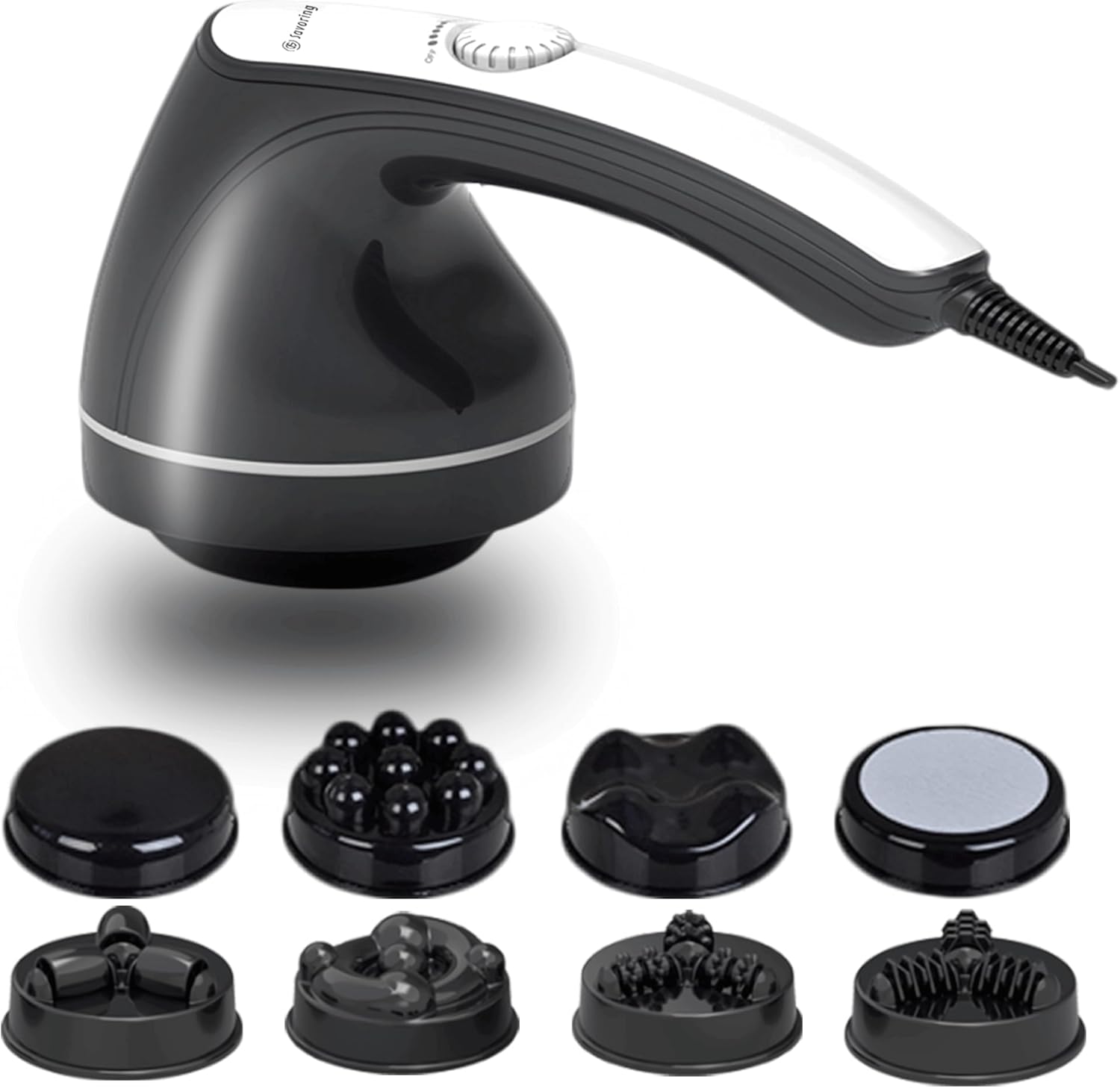 DS SAVORING Body Sculpting Machine, Handheld Cellulite Massager, Body Shaper for Women,Lymphatic Drainage Massage for Stomach Belly Thighs Arm Butts with 8 Massage Heads Attachment 2 Mesh Covers