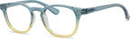 Eyekepper Fashion Readers Womens Reading Glasses (Blue-Yellow Frame, 0.50)