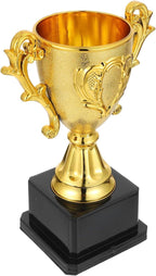 NUOBESTY Award Trophy Cup, 7Inch Gold Plastic Winner Trophies for Kids Sports Tournaments, Soccer, Party Favors, Classroom Prize, Competitions Reward with Black Base