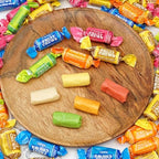 Fruit Chews, 2lb Bulk Bag (Approx. 140 Pieces), Taffy Candy, Assorted Fruit Indvidually Wrapped Candy