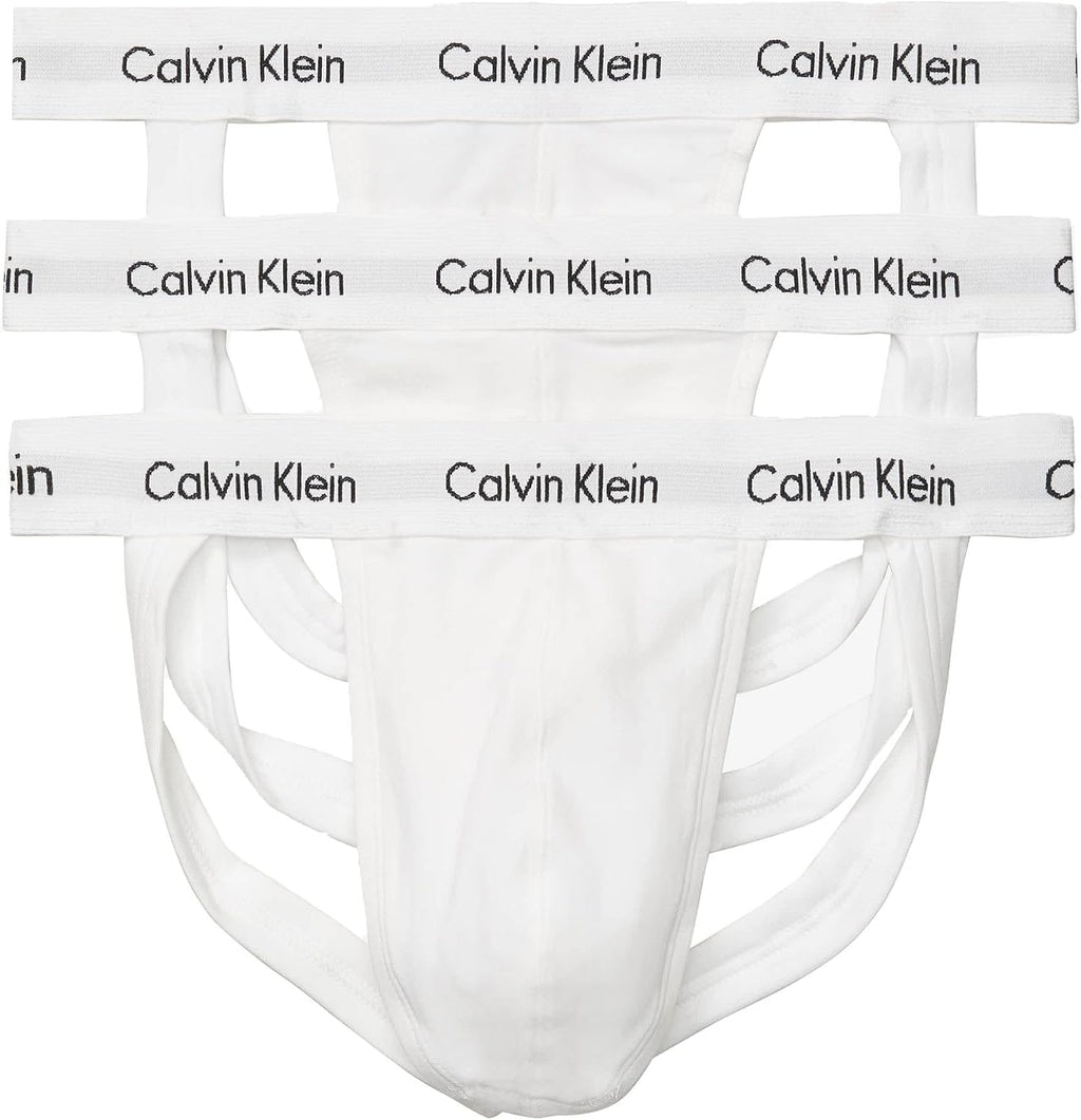 Calvin Klein mens Cotton Stretch 3-pack Jock Strap