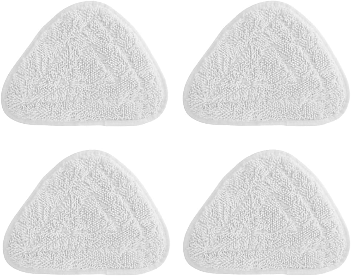 Diteje 4 Pack Replacement Triangle Mop Pads,Washable Refill Heads Compatible with O-ceda Microfiber Steam