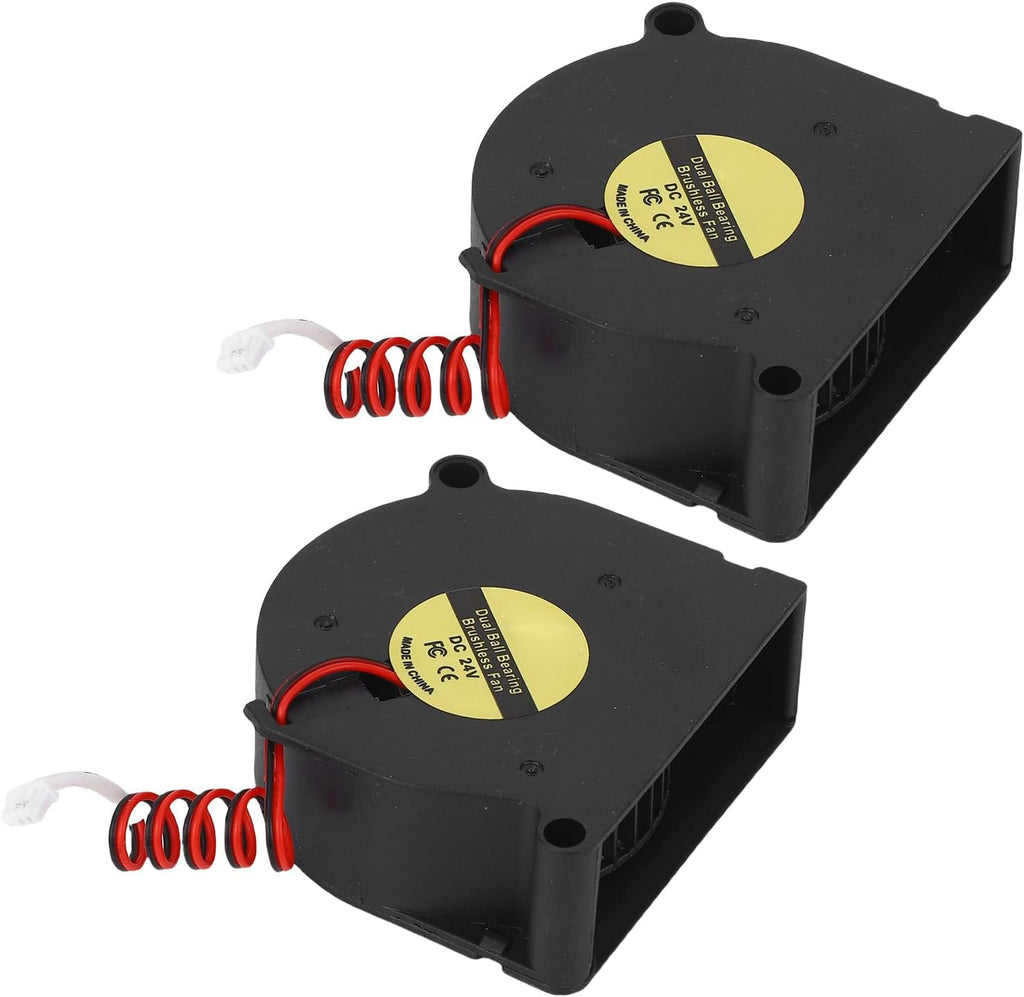 2PCS 24V Cooling Fans 5020 Double Ball Bearing Heat Sink Fan for SV08 3D Printer 10000RPM High Speed