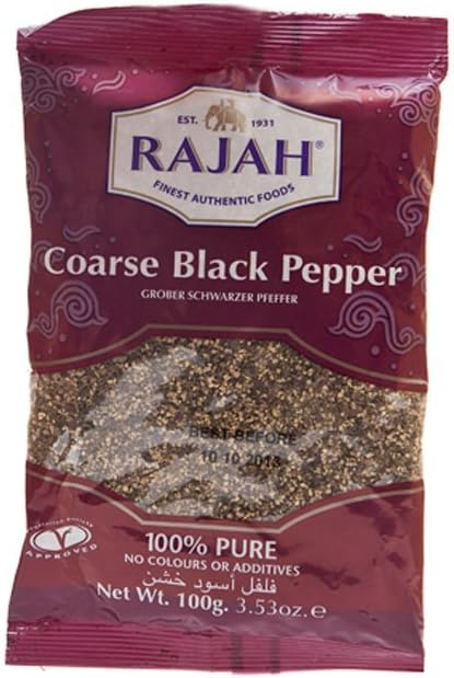 Rajah Pepper Black Coarse Pkt 100G