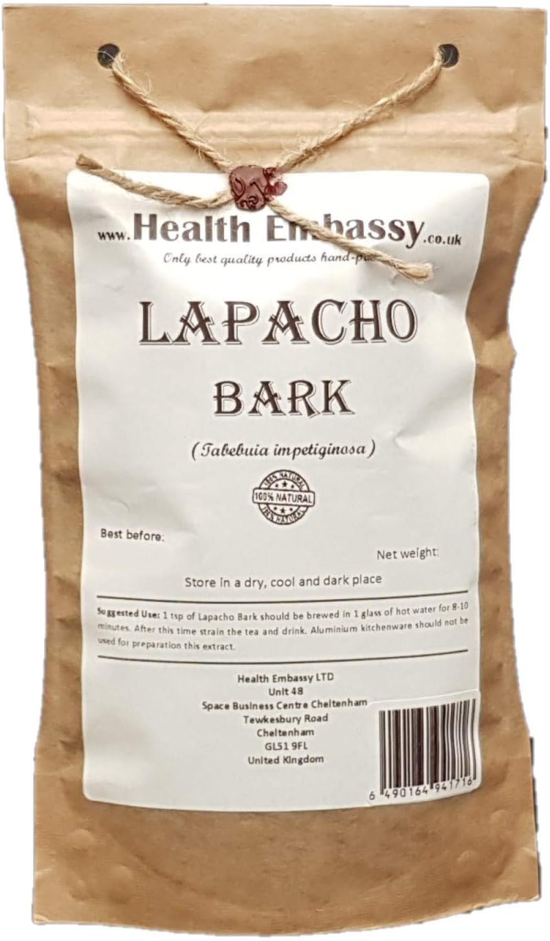Health Embassy Lapacho Bark Tea - PAU d’Arco - Herbal Tea (100g)