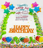 Homemade Apple Pie Recipe Birthday Cake Topper Set