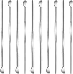 10 Pcs Metal Ear Cleaner Stainless Steel Ear Pick Portable Metal Earwax Curette Ear Cleaner Tool for Adult