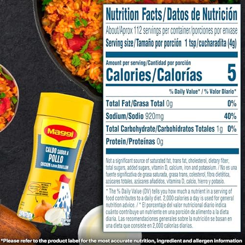 Maggi Granulated Chicken Flavor Bouillon, 15.9 oz