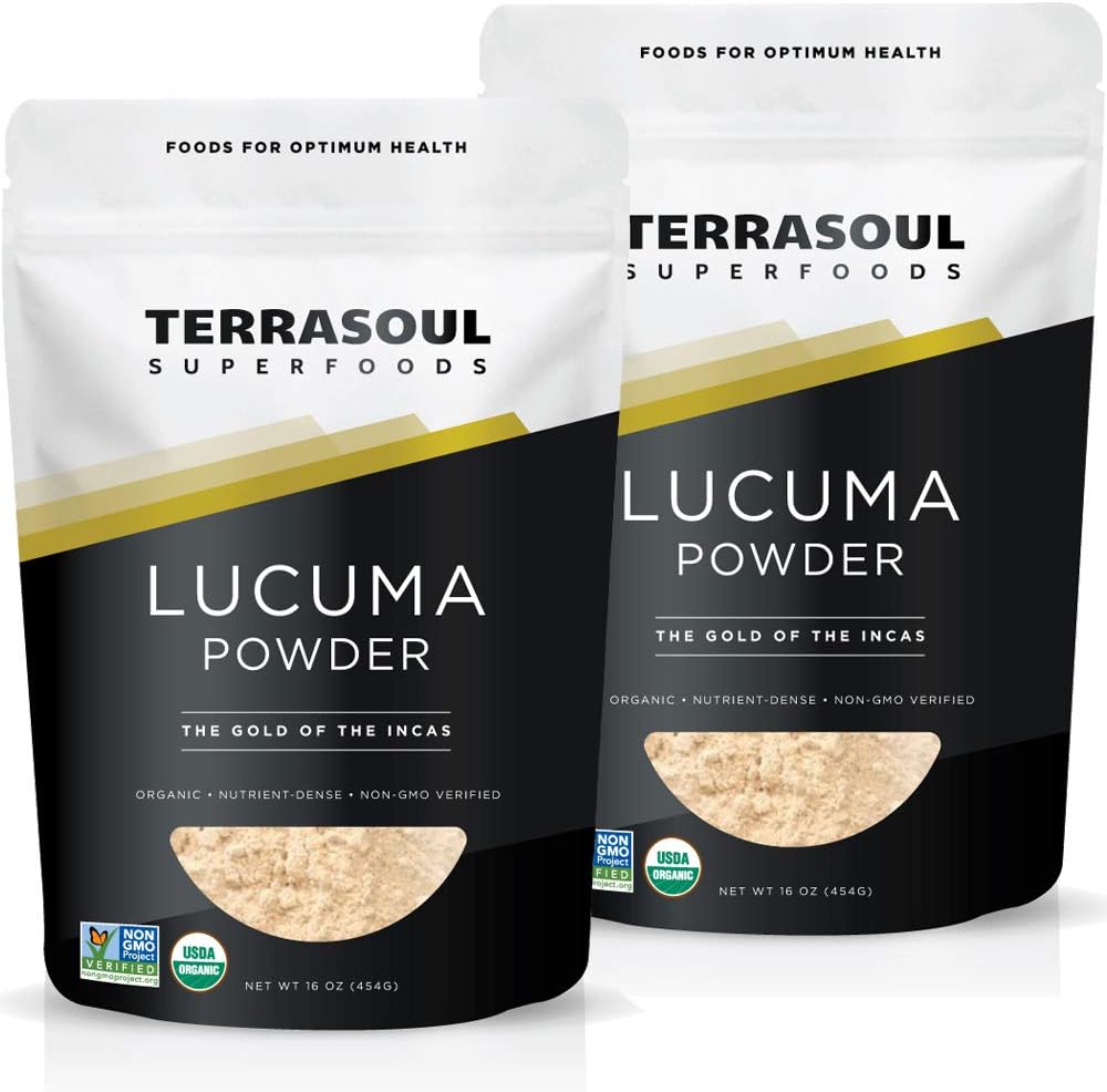 Terrasoul Superfoods Organic Lucuma Powder, 2 Lbs (2 Pack)