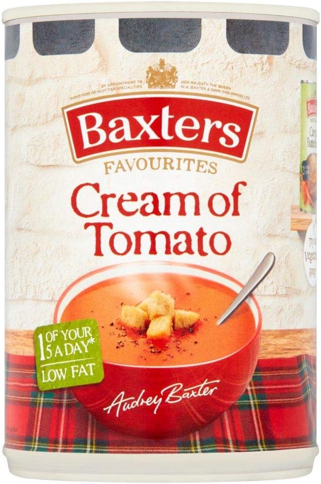 Baxters Favourites Cream Of Tomato Soup - 400g - Pack of 2