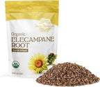 Halo Naturals Organic Elecampane Root Cut & Sifted, 4 Ounces (Inula helenium) USDA Certified | Resealable Pouch| Packaged in The USA
