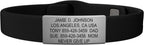 ROAD iD - Official ID Bracelet - The Wrist ID Elite - Silicone Pin-Tuck - for Athletes