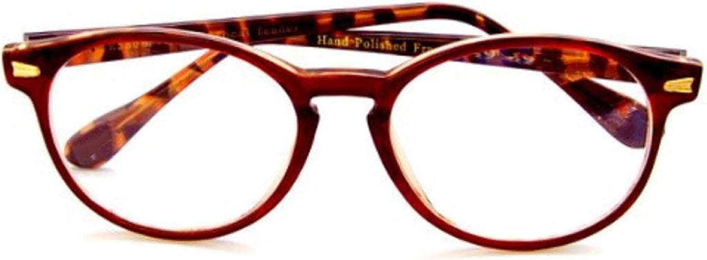 IB The Actor BIFOCAL Unisex Round Reading Glasses, Readers for Men and Women, Dark Brown and Tortoise +2.25