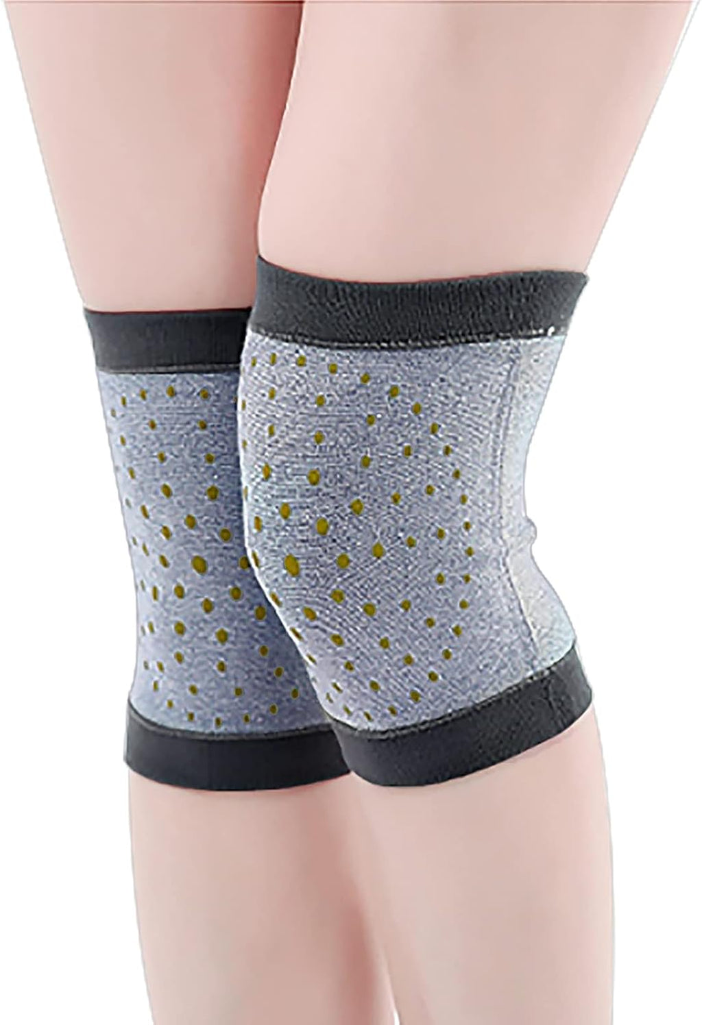 Self Heating Knee Brace for Women Men Stretchy Warm Wool Wormwood Compression Sleeve Knee Support Hot Therapy Pads for Knee Injury Arthritis Joint Pain Soreness Cramps Meniscus Pain Muscle pain Relief