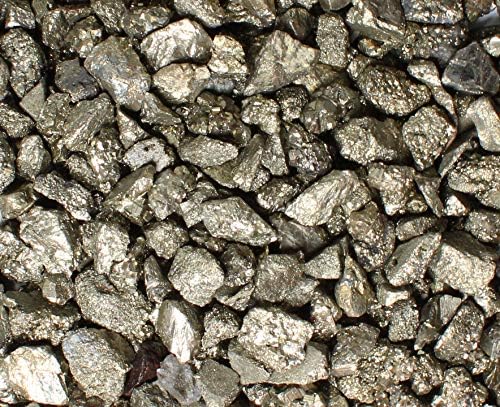 1/2 Lb Pyrite Fools Gold Chips - Iron Pyrite Raw Crystal Stones - Healing Crystals - Raw Natural Rough Stones - Crystal Healing Stones
