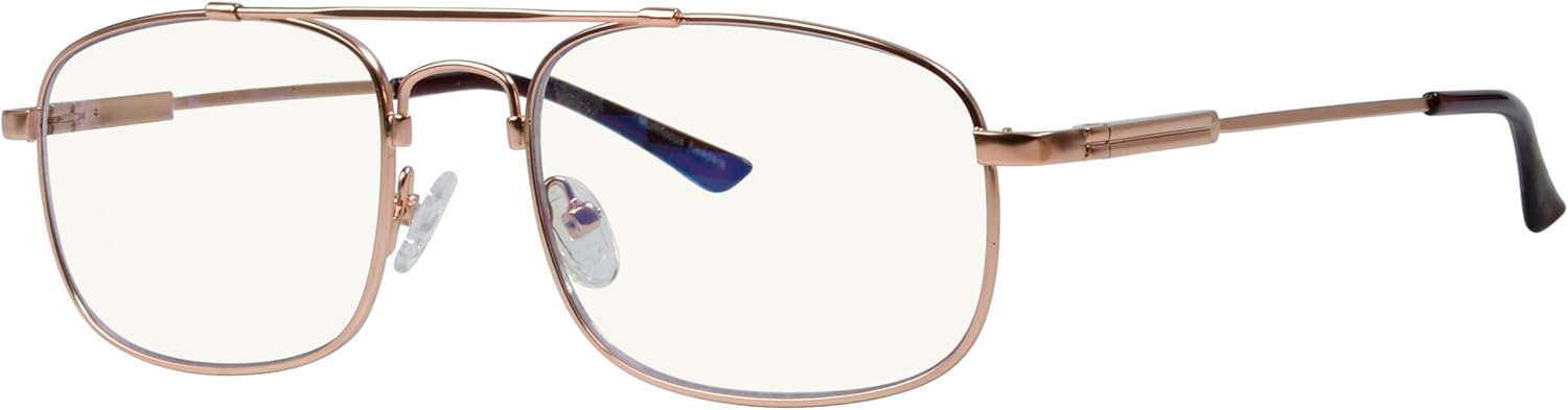 Eyekepper 3 Levels Vision Multifocus Reading Glasses UV Protection Progressive Readers Men Women Bendable Memory Frame