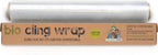 Eco Green Living Biodegradable Cling Film Bio Cling Wrap 100% Compostable, BPA & Plastic-Free Food Wrap, Vegan, Fridge & Freezer Safe, Recyclable Cardboard Dispenser, 30cm x 30m